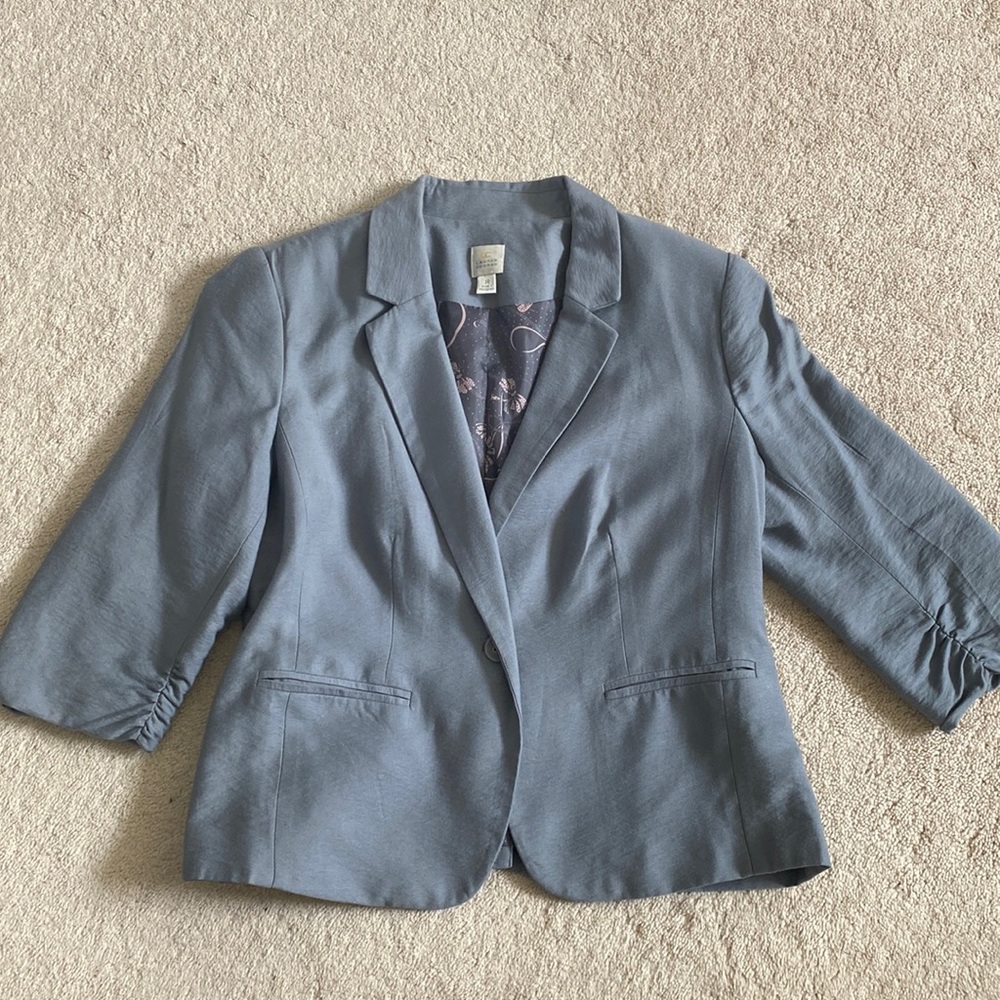 LC Lauren Conrad Light Blue Blazer